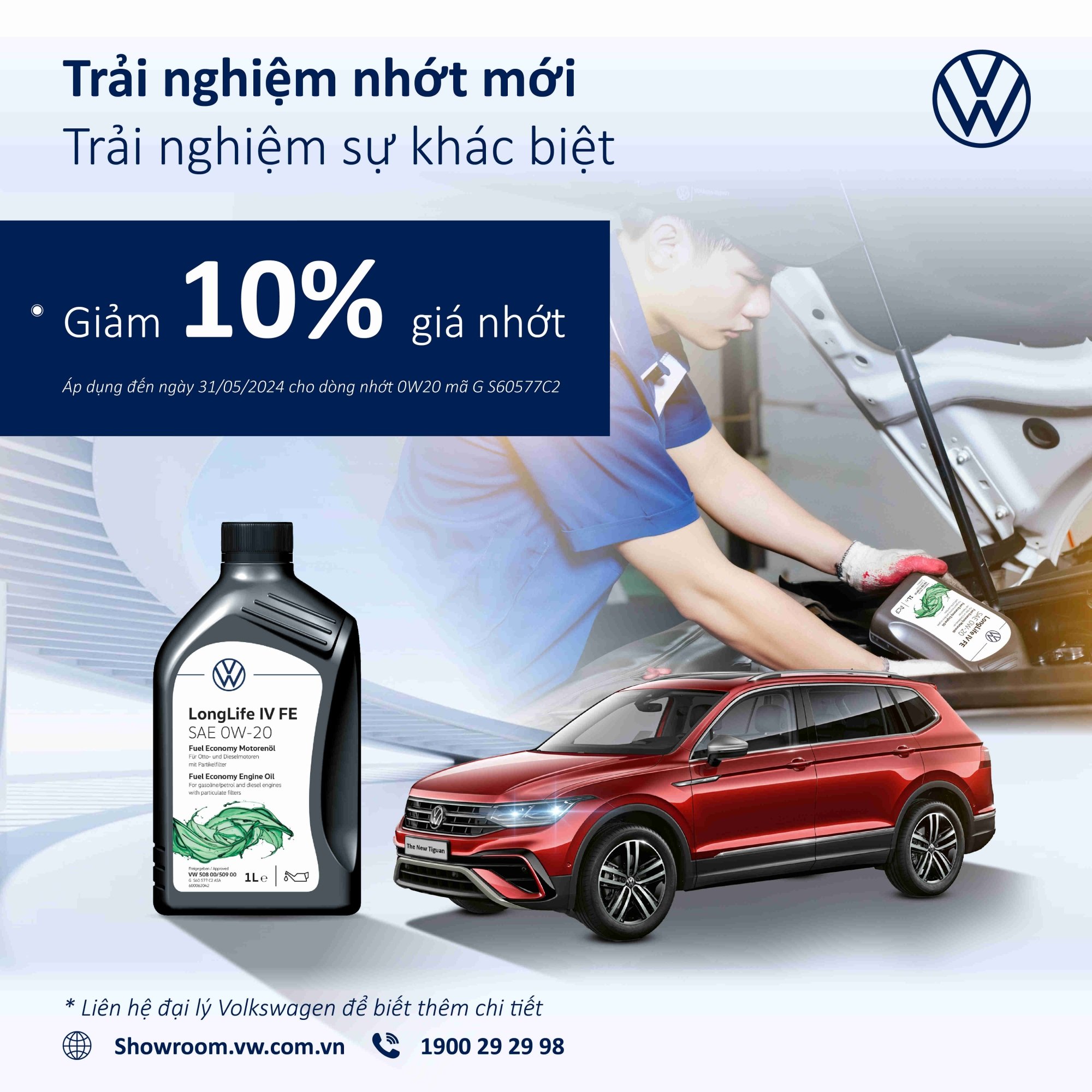 Ưu đãi Tháng 5: Giảm 100 triệu khi mua Volkswagen Tiguan